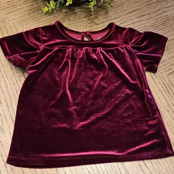 Velvet Kids Top in Rich Burgundy 4T AG Adriano Goldschmied - Picture 1 of 8